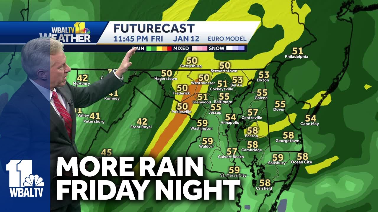 MORE rain for Maryland late Friday - YouTube