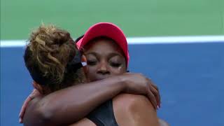 Poignant hug among Keys and Stephens in Us Open final. September 2017