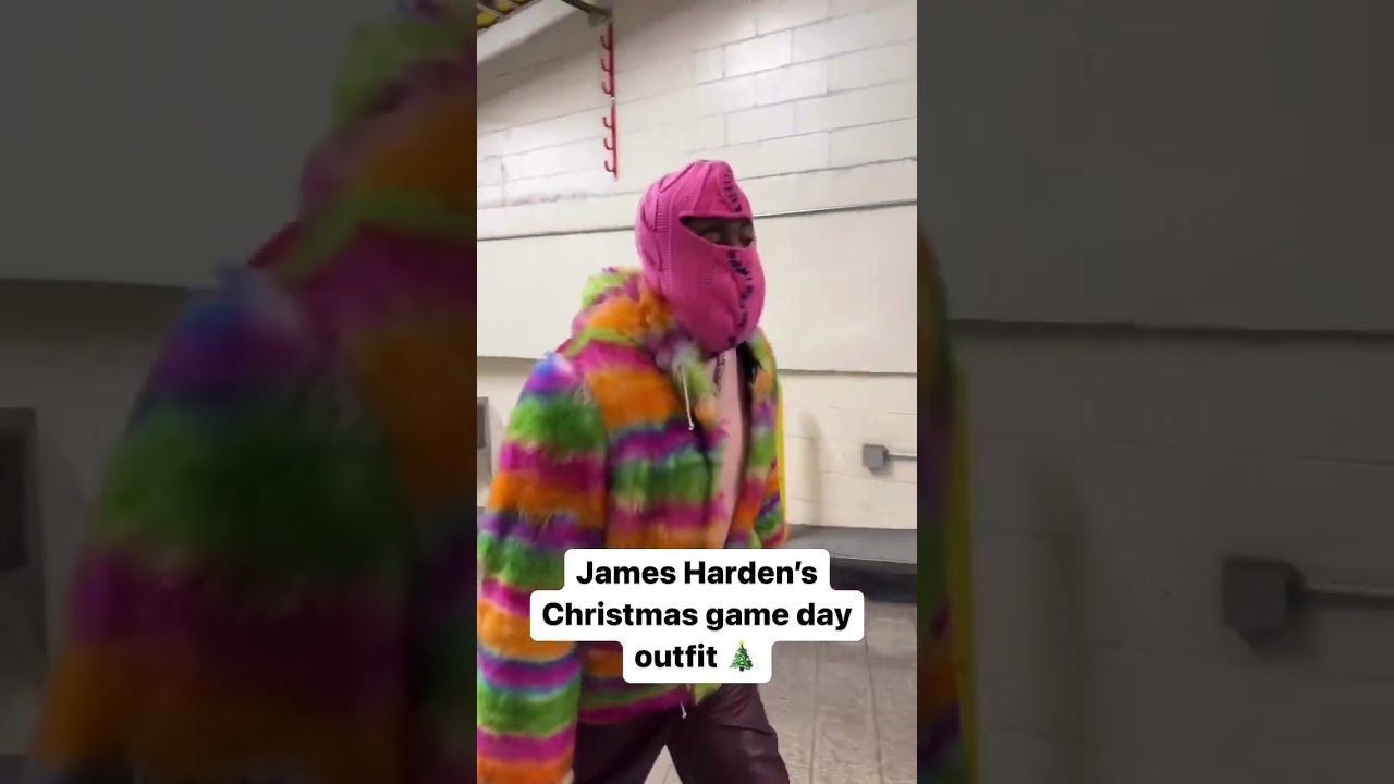 james harden outfit christmas