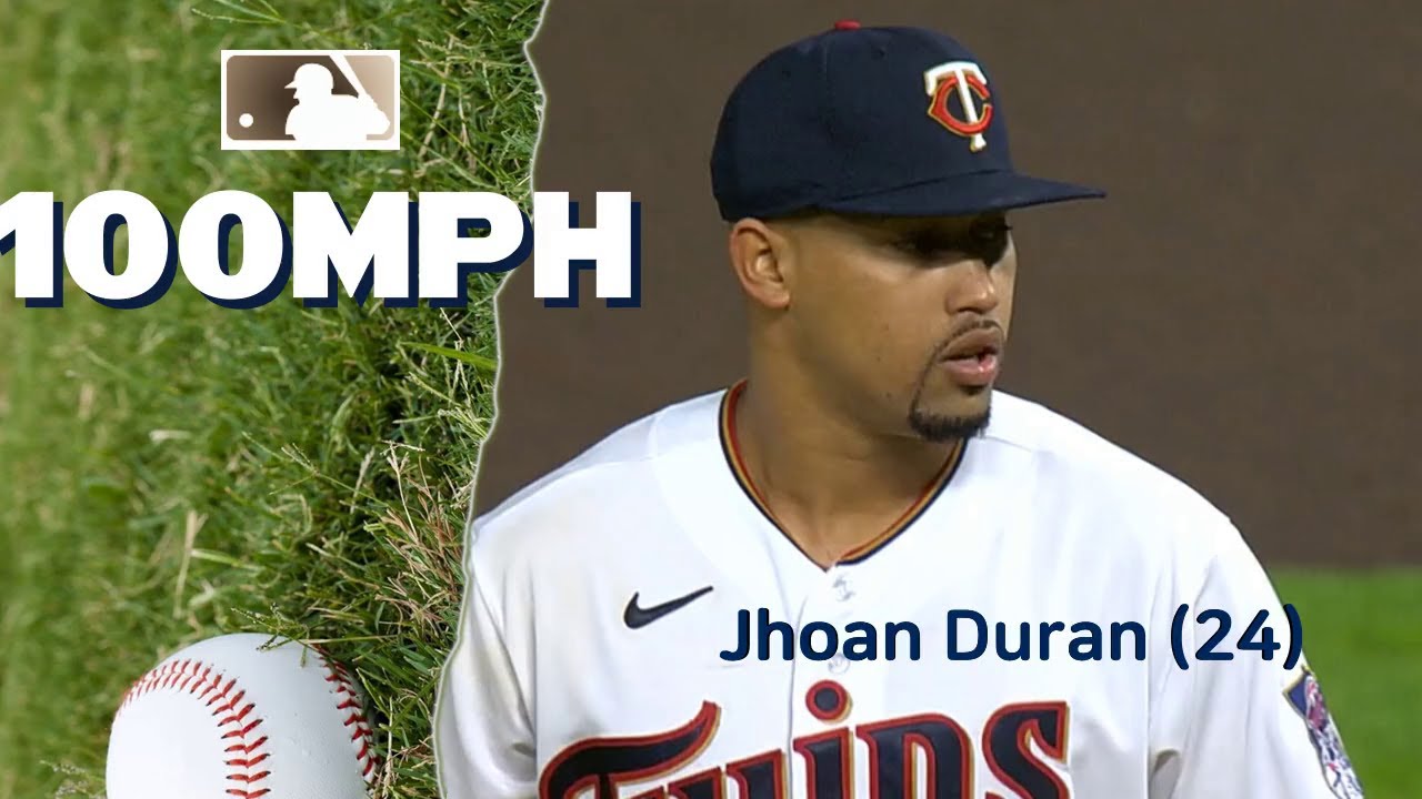 Jhoan Duran, 100 mph pitcher in Minnesota