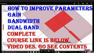 Patch antenna design with edge feeding in hfss | edge fed antenna in hfss Patch antenna design with edge feeding in hfss | edge fed antenna in hfss