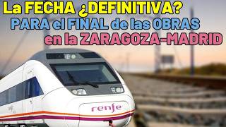 ⚠️ There is a date set for the completion of the works on the Zaragoza-Madrid line ⚠️Railway