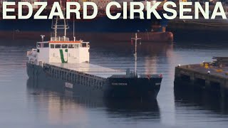 EDZARD CIRKSENA Ship arriving to Port of Sunderland