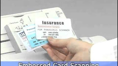 Panasonic KV-S1025C scanner Video