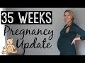 35 WEEKS PREGNANT | Braxton Hicks & Pelvic Pressure