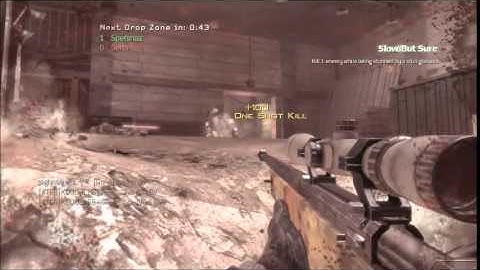 Almost a Quad Feed in MW3 Drop Zone!!