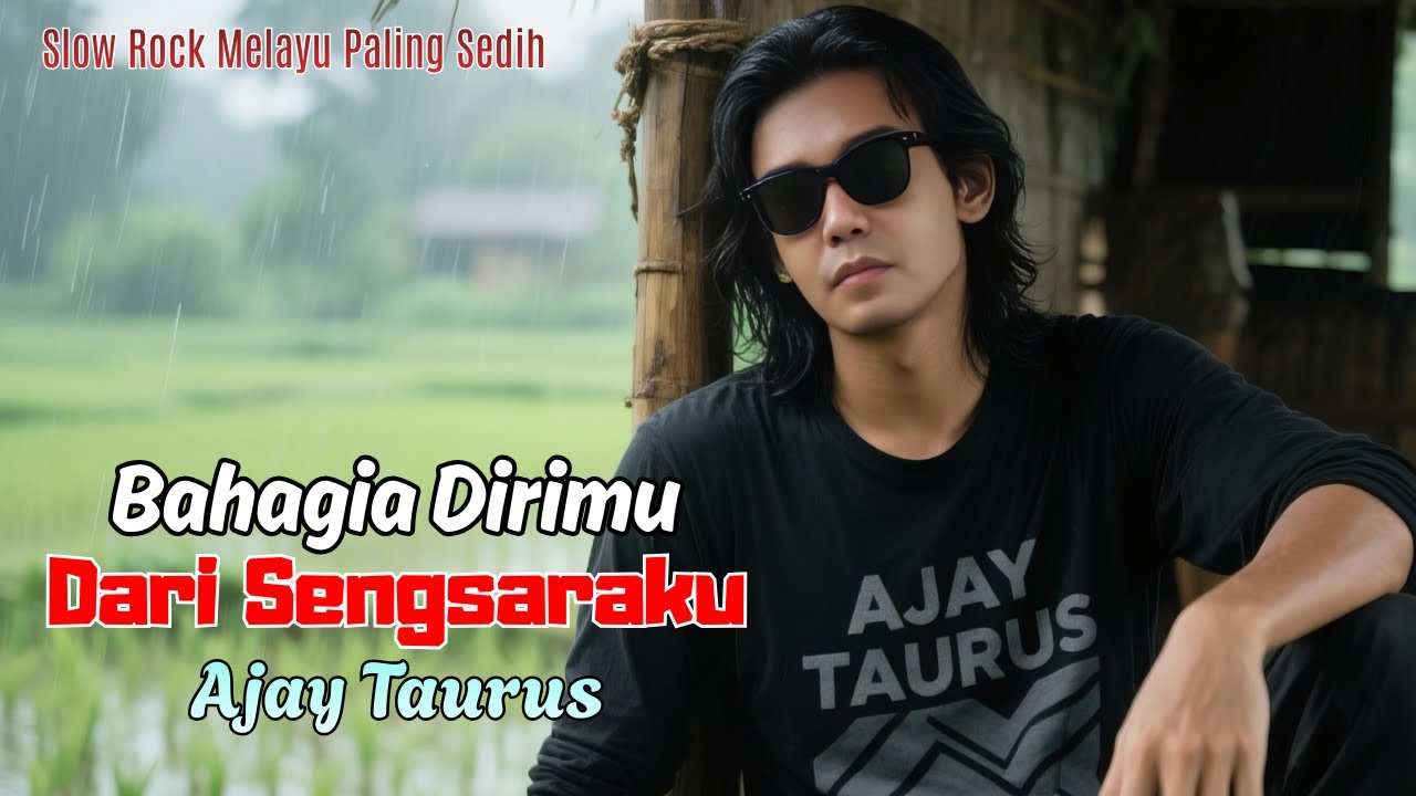 BAHAGIA DIRIMU DARI SENGSARAKU - Lagu Slow Rock Melayu Paling Sedih Menyentuh Hati II AJAY TAURUS