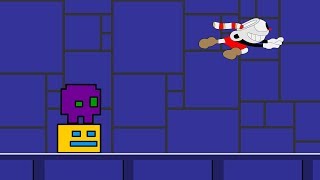 Geometry Dash vs Cuphead (Animation)