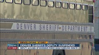 Denver deputy suspended for tasing mentally ill inmate