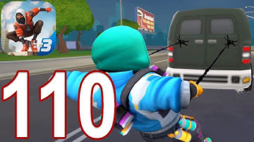 Spider Fighter 3 Gameplay Walkthrough Part 110 - Chase Bandits Car (iOS, Android)