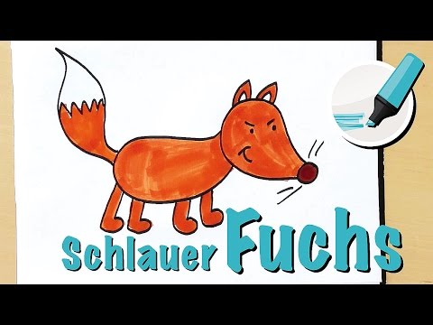 Video: Wie Zeichnet Man Eine Krähe Und Einen Fuchs