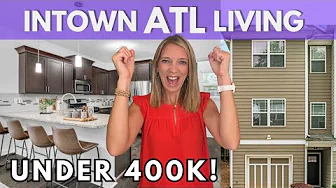 $399K Edgewood Atlanta Townhome Tour | Investor Friendly, Walk to Tacos & Green Space