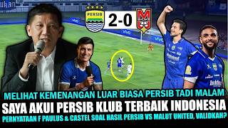 🔵 BIKIN BANGGA BOBOTOH~ Ferry Paulus Sergio Castel Komentari Persib Bandung vs Malut United ~Really?