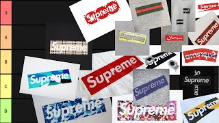Supreme Box Logo Tier List