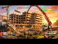 Live construction simulator|walkthrough in the European campaign prestige project -hotel|day-5🚧👷🛠️🚛😊