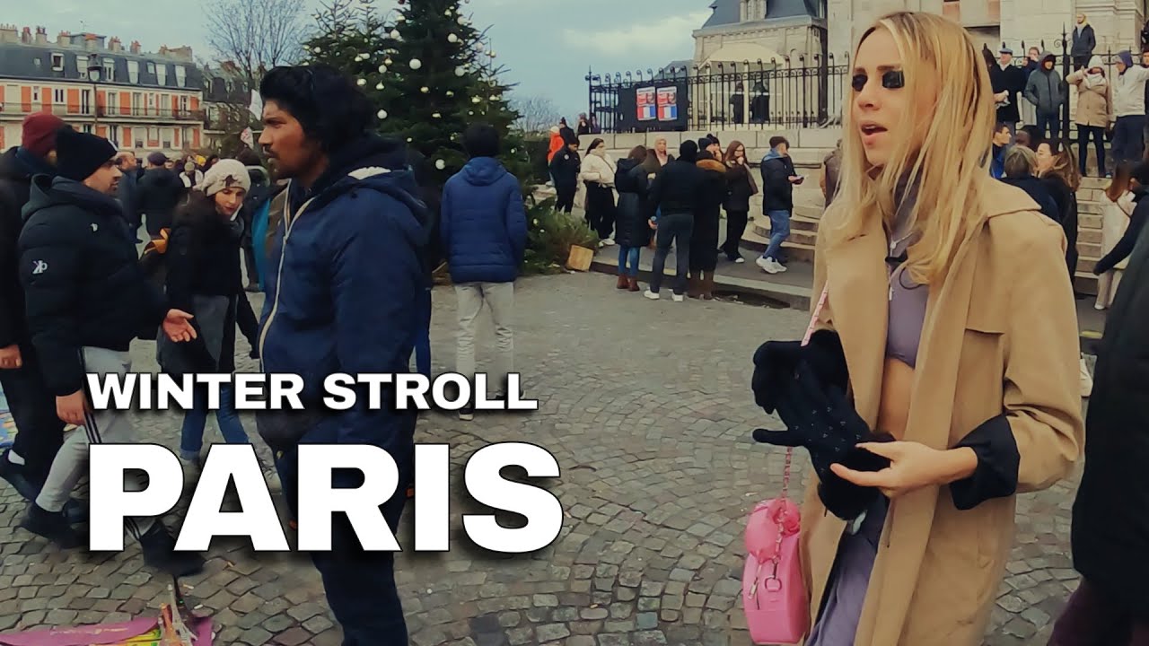 Paris, France 🇫🇷 Montmartre Walking Tour • Streets, Art & Cafés