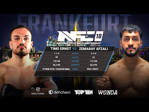 Timo Ernst vs. Zemaray Afzali • NFC 18