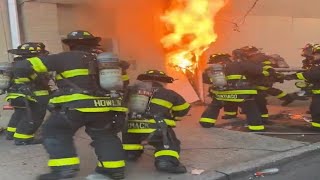 FDNY - Pre Arrival + Audio - Queens 2nd Alarm Box 2326 - Fire in A Corner Store - 4/14/24