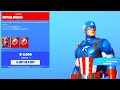 *NEW* CAPTAIN AMERICA SKIN OUT NOW! FORTNITE ITEM SHOP LIVE! (FORTNITE ITEM SHOP)