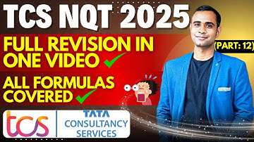 TCS NQT 2025 LAST MINUTE REVISION | MUST WATCH VERY IMPORTANT