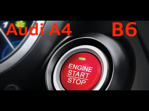 Установка кнопки StartStop Audi A4 b6 2002-||-Замена блока управления двигателя