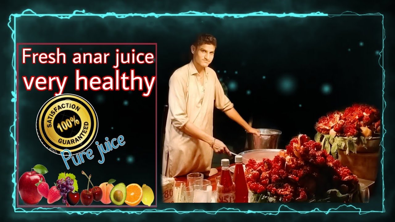 Fresh & Healthy Anaar juice. Pure anaar juice || check it out #anaar ...