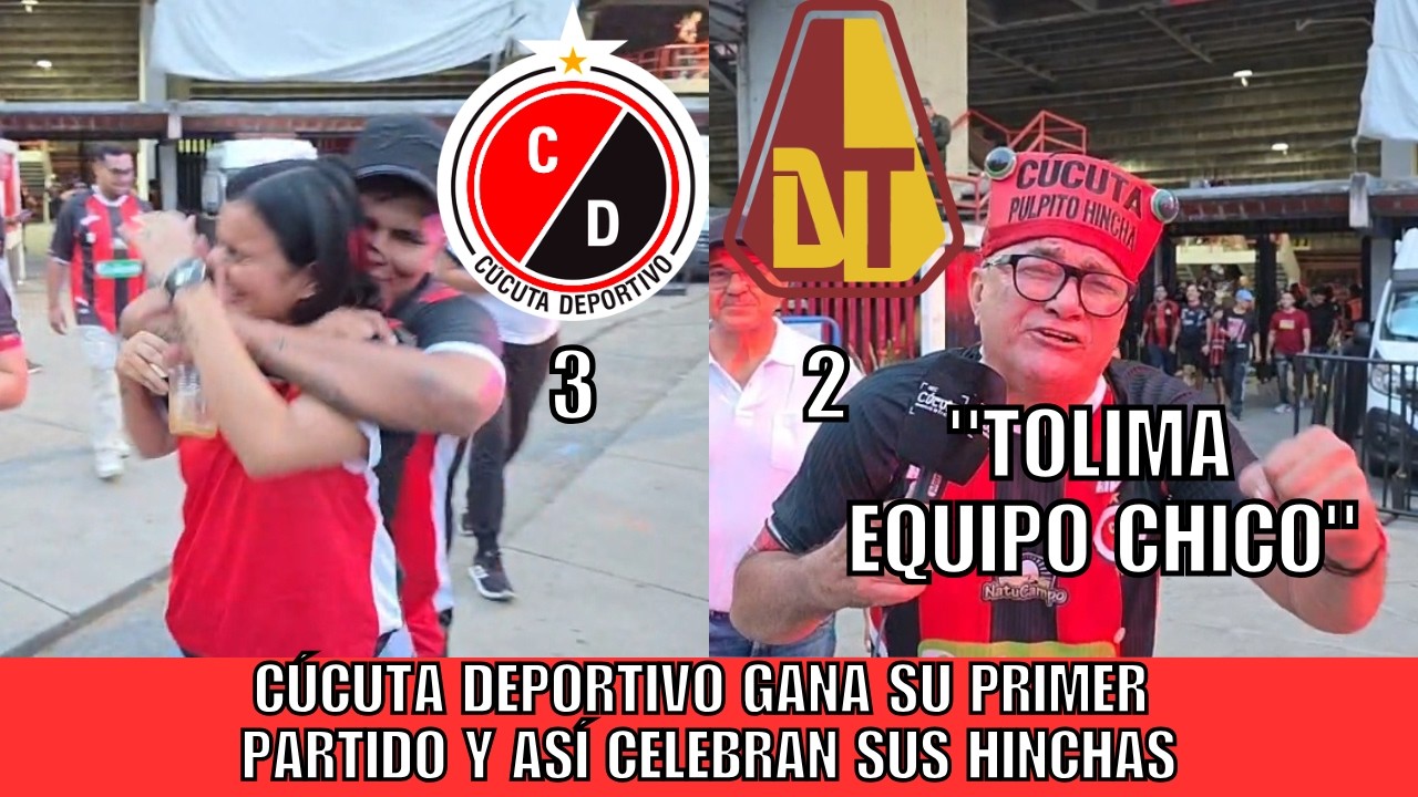 Cúcuta Deportivo gana su primer partido y así celebran sus hinchas