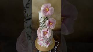 Декор торта «Съедобной вуалью» новый тренд cake cakeart cakedesign декорторта cakedecor