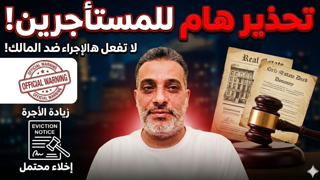 حالا لو مستأجر ايجار قديم إجراء لازم تعمله في هذه الحاله#قانون_الايجار_القديم