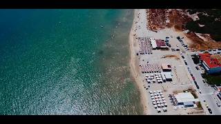 Sarti, Halkidiki, Greece And Blue Senses Restaurant.