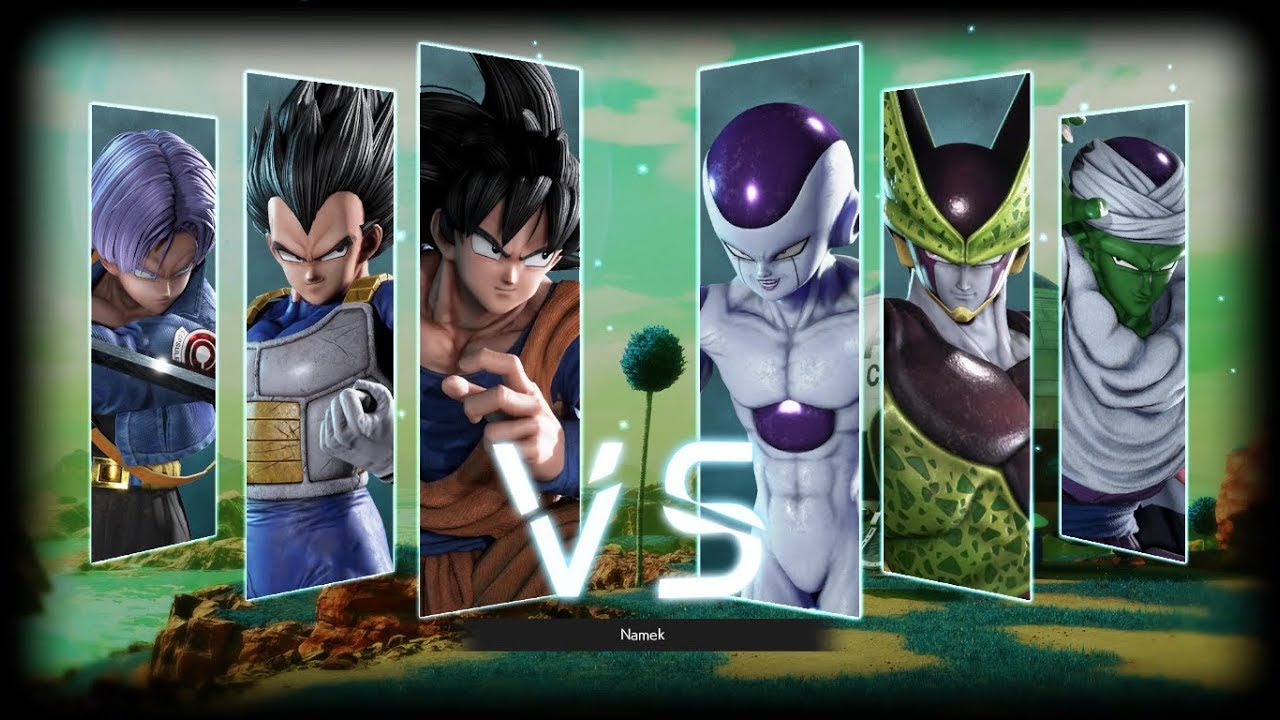 [PC] Jump Force Goku,Vegeta,Trunks VS Freezer,Cell,Piccolo