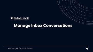Manage Inbox Conversations
