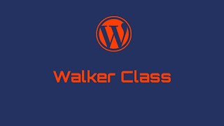 Wordpress - Walker Class + Filtry wewnątrz Walker Class