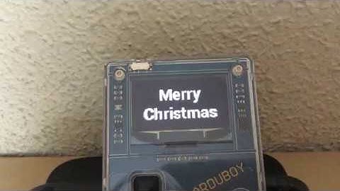 Arduboy demo (voice and bitmap compression)