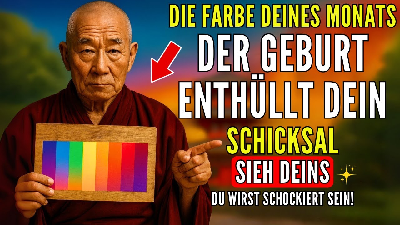 Was die Farbe deines Geburtsmonats über dein SCHICKSAL sagt - Buddhistische Lehren
