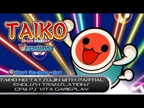 Taiko no Tatsujin V Version w/ Partial English Translations (CFW PS Vita Gameplay)