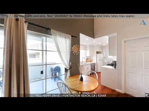 7801 Happy Drive, Huntington Beach, CA home video tour