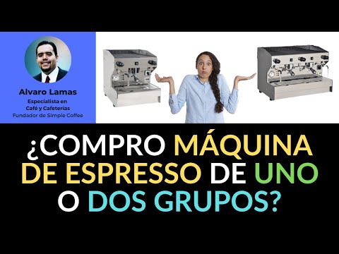 ¿Compro Máquina Espresso de 1 o 2 grupos? Potencia y eficiencia: Conoce la Máquina Rancilio Dos Grupos para tu Negocio