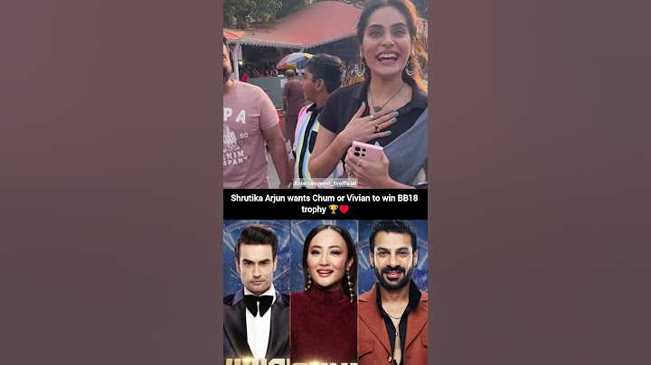 Shrutika Arjun wants Vivian Dsena or Chum Darang to win BB18 trophy #viviandsena #biggboss