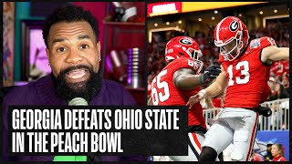 Georgia defeats Ohio State in the Peach Bowl — RJ Young reacts | No. 1 CFB Show
