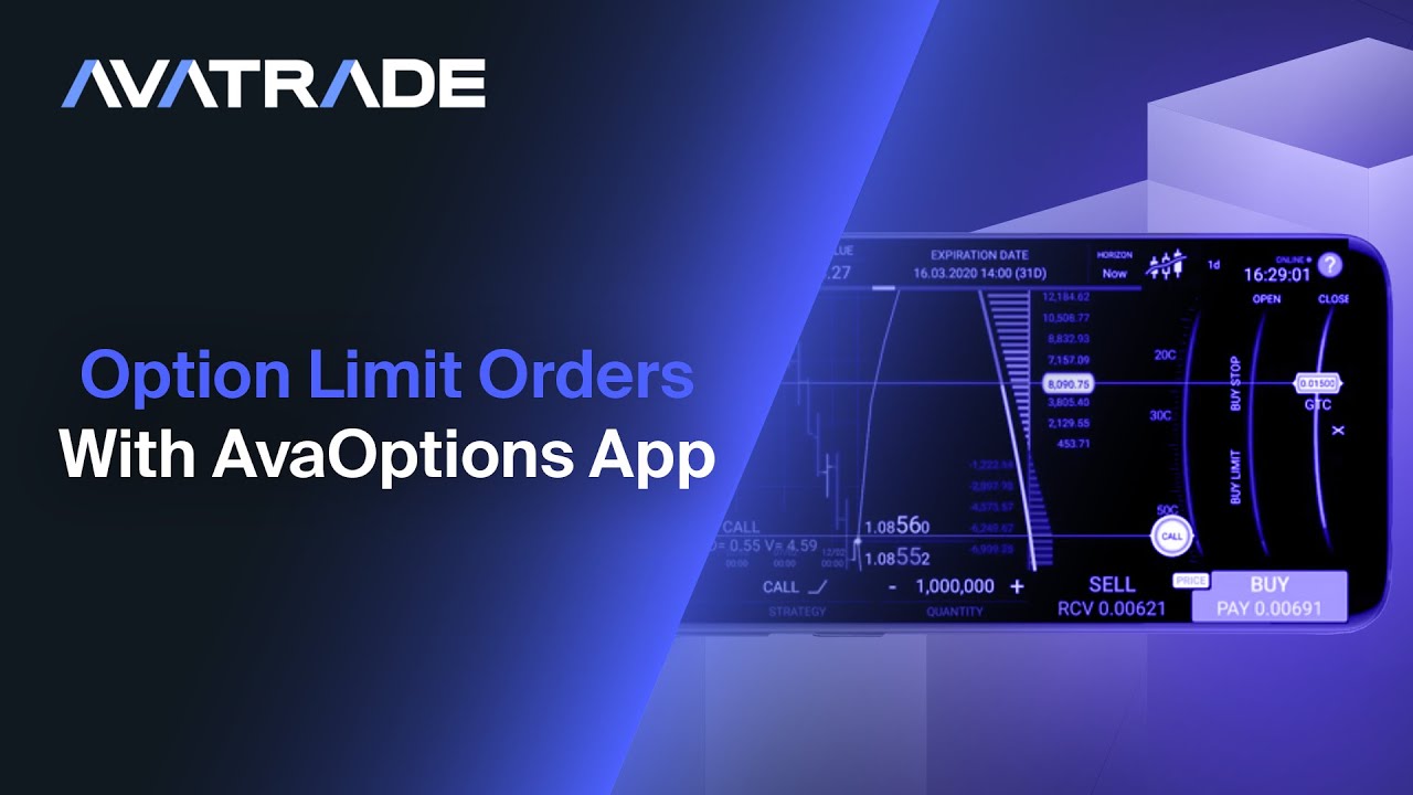 Option Limit Orders with AvaOptions App YouTube