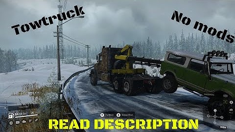 Snowrunner| How to turn your crane into a towtruck (not clickbait)