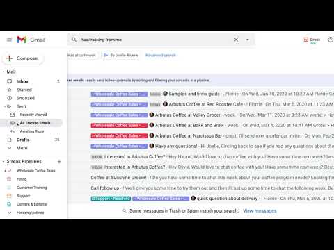 Create a new pipeline with your tracked emails in under a minute