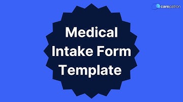Medical Intake Form