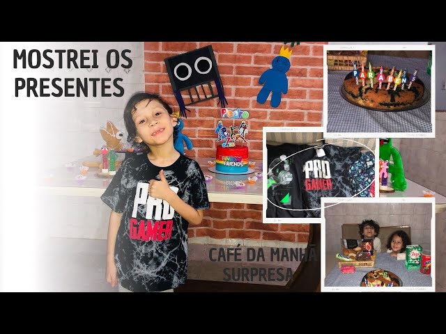 Mamãe Fazendo a Festa em Casa: Ideias Festa Party Rainbow Friends Roblox