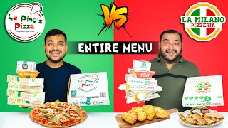 La Pino'z Pizza Vs La Milano Pizzeria Challenge | Pizza Challenge | Viwa Food World