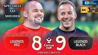 EVEN WITH MORBID OBESITY SNEIJDER RETURNED TO PLAYING FOOTBALL AND CREATED A SHOW IN MATCH LEGENDS