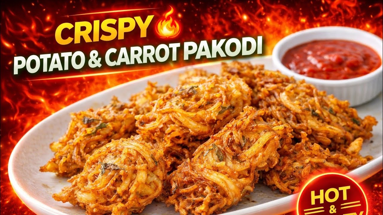 5 minutes lo ready ayye crispy snack | Super Crispy Aloo Gajar Snacks | Kids ask again for snacks