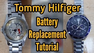 How To Change or Replace Tommy Hilfiger Watch Battery | Watch Repair Channel