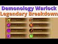 Demonology Warlock - Legendary Breakdown - Shadowlands